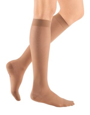 Mediven Sheer & Soft Closed Toe, Regular Length Knee High Stockings
